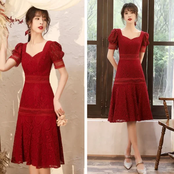 Red homecoming dresses for parties, daily wear, or events